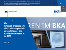 Tablet Screenshot of bka.de